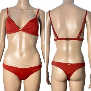 Gooseberry Seaside Triangle Top & Lowrise Cheeky Bottom Bikini Set
